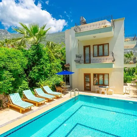 Sea View With Private Pool Rose Kalkan Id:406 וילה *